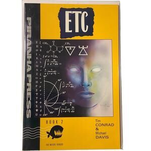 ECT Book #2, Aug 1989, Piranha Press Comics, Tim Conrad. Michael Davis, NM 9.4